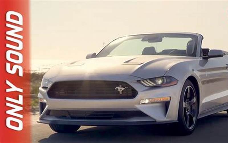 2018 Ford Mustang California Edition Features