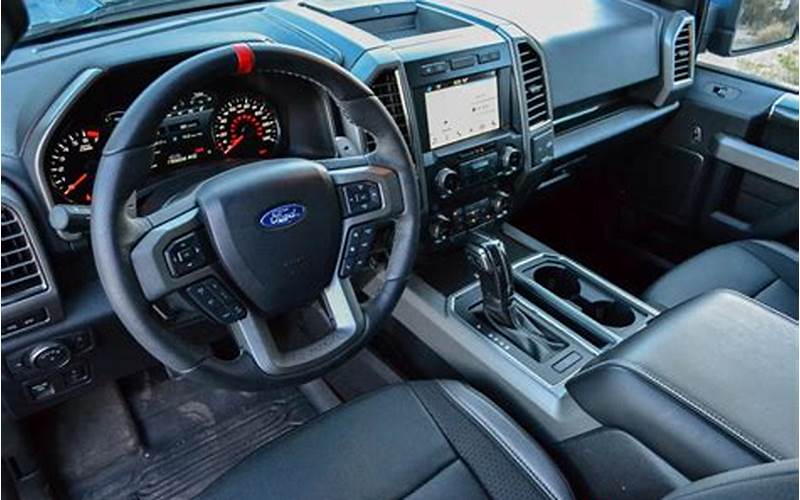 2019 Ford F-150 Raptor Black Interior