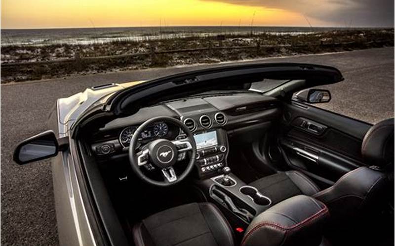 2019 Ford Mustang California Special Interior
