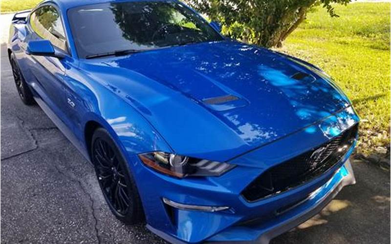 2019 Ford Mustang Gt Blue Performance