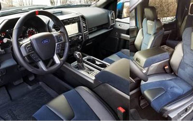 2019 Ford Raptor Velocity Blue Interior