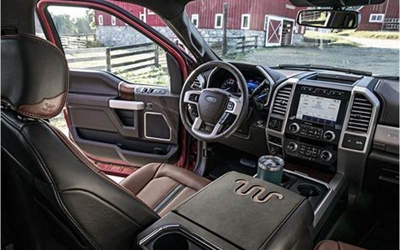 2020 Ford F250 Diesel King Ranch Interior