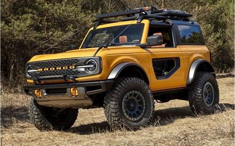 2021 Ford Bronco Suv For Sale