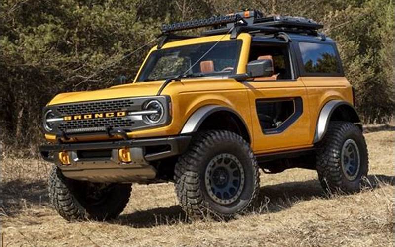 2021 Ford Bronco Suv For Sale Price