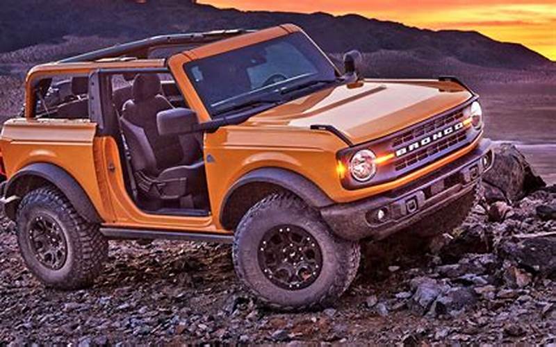 2021 Yellow Ford Bronco For Sale