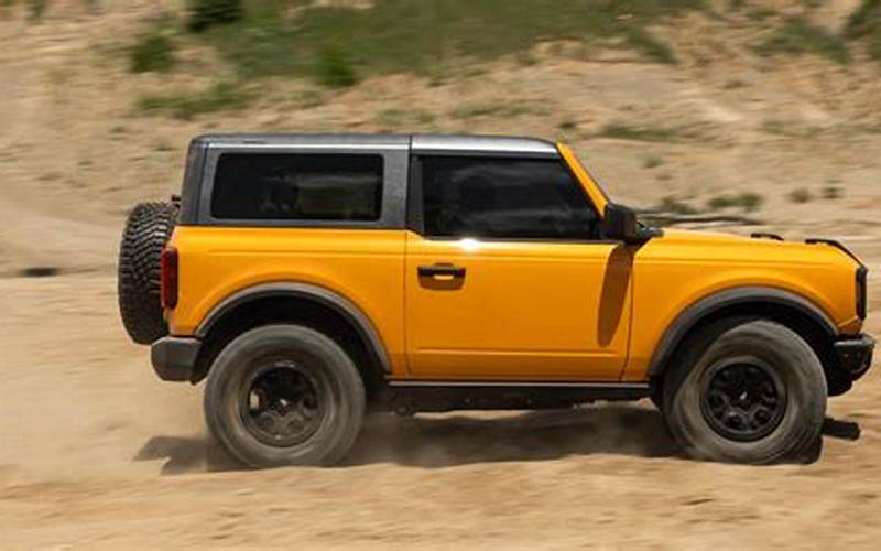2022 Ford Bronco 2 Door Safety