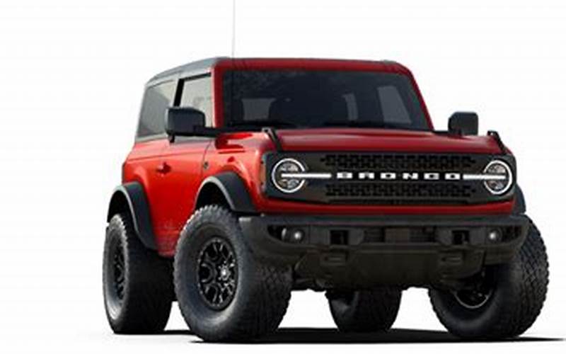 2022 Ford Bronco 2Dr Price