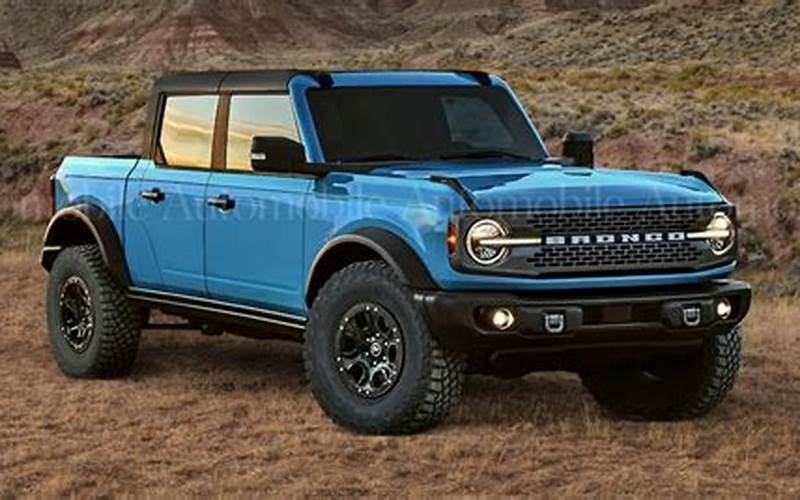 2022 Ford Bronco Availability
