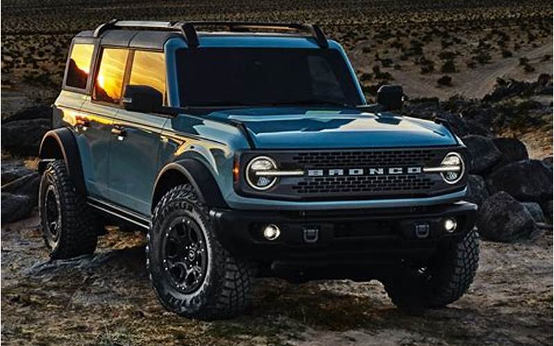 2022 Ford Bronco Badlands Doors And Roof