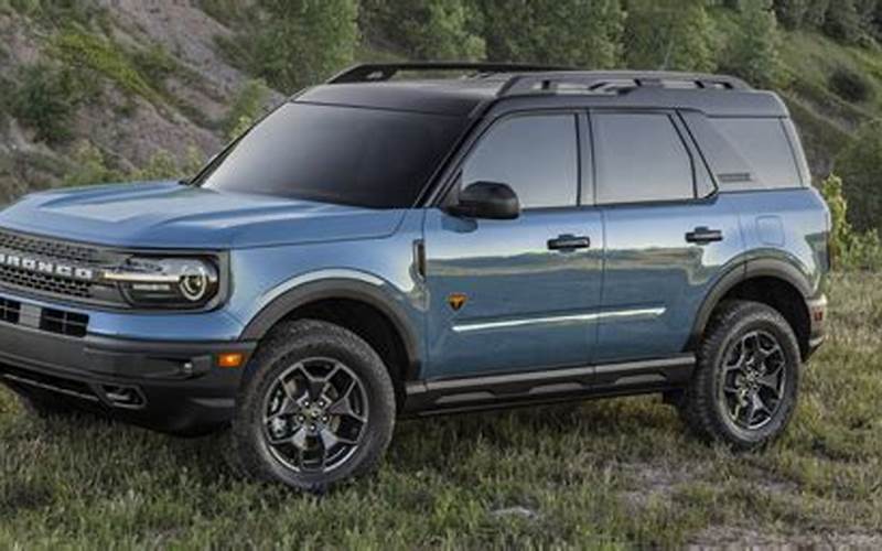 2022 Ford Bronco First Edition Features