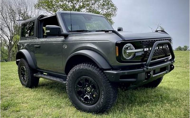 2022 Ford Bronco Wildtrak 2 Door Price