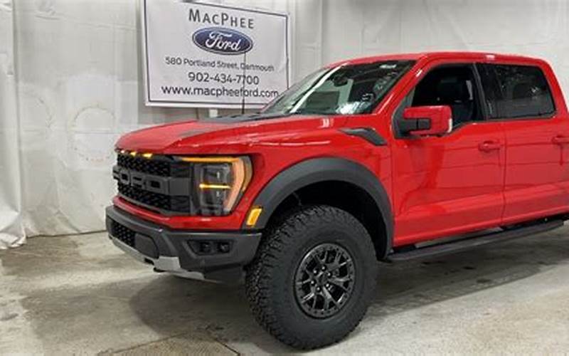 2022 Ford Raptor Code Orange Interior