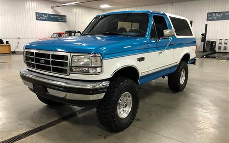 4Wd System Of 1994 Ford Bronco