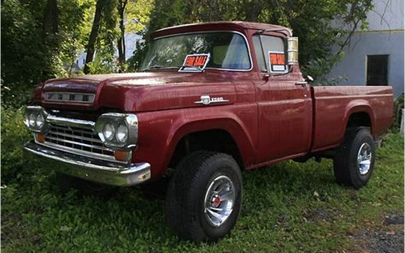 59 Ford F250 4X4 For Sale