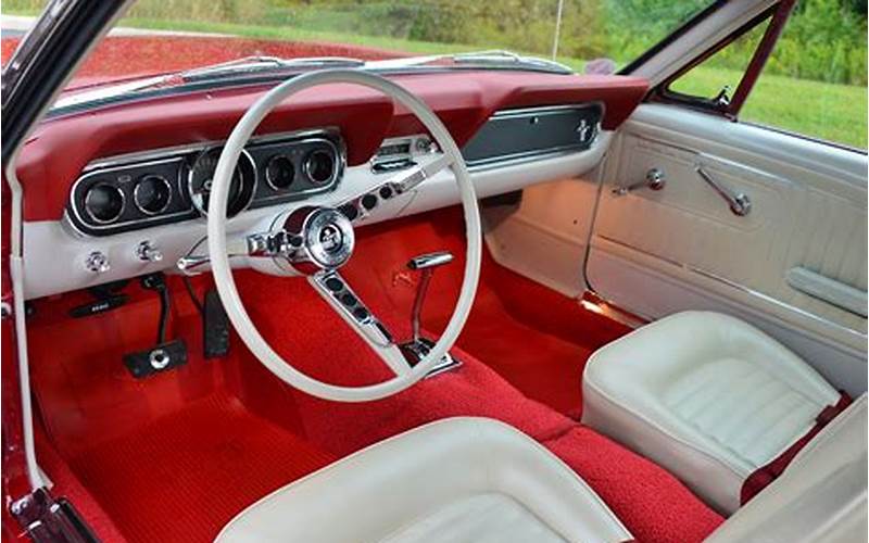 60S Mustang Interior