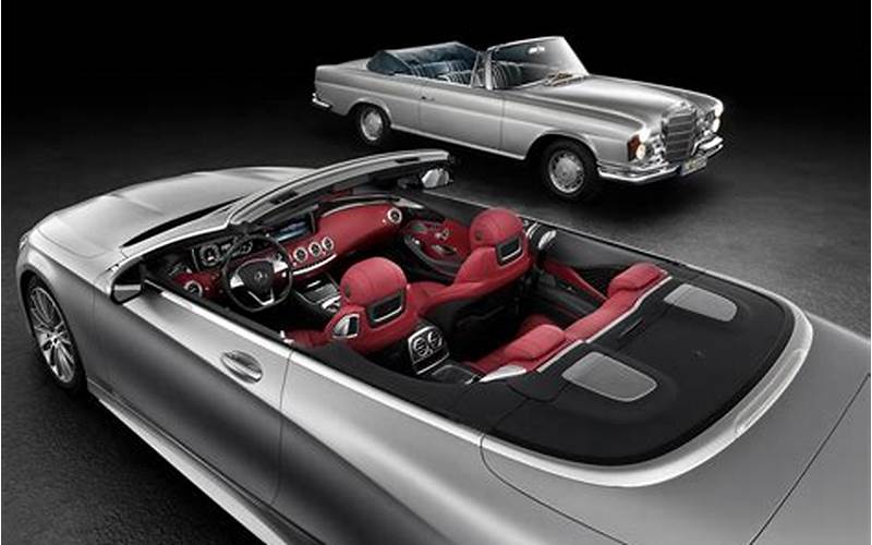 90'S Mercedes Convertible Interior