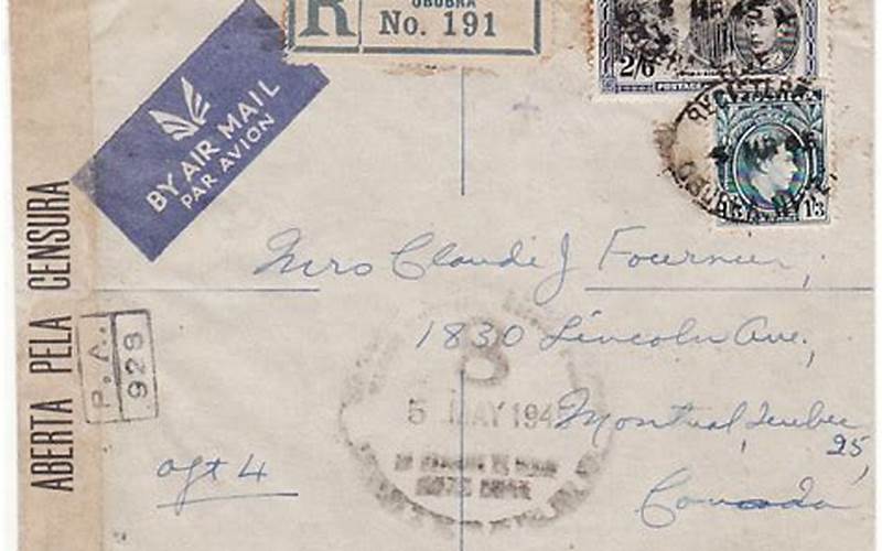 Air Mail In Brazil History