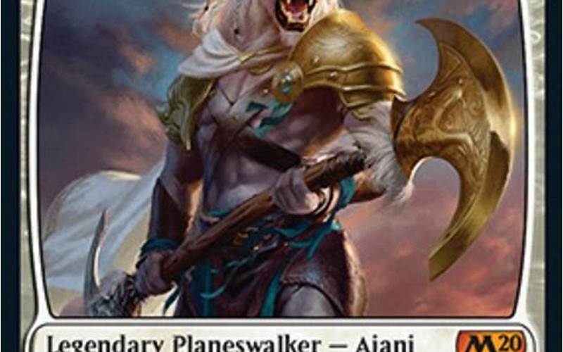 Ajani Strength Of The Pride Card Deck