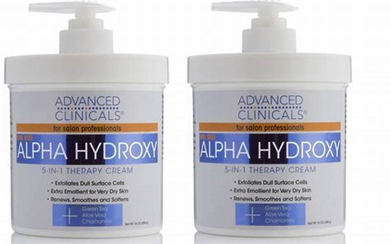 Alpha Hydroxy Acids
