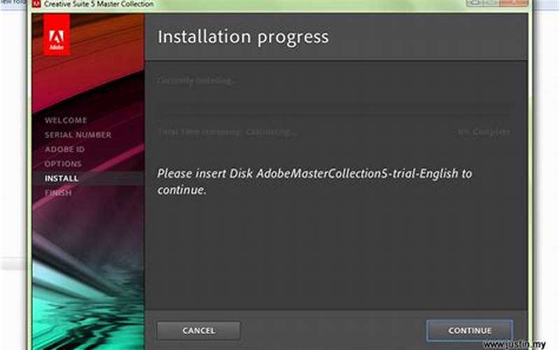Apa Itu Please Insert Disk Adobe Master Collection
