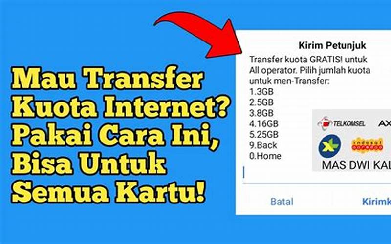 Apa Itu Transfer Kuota Internet Telkomsel