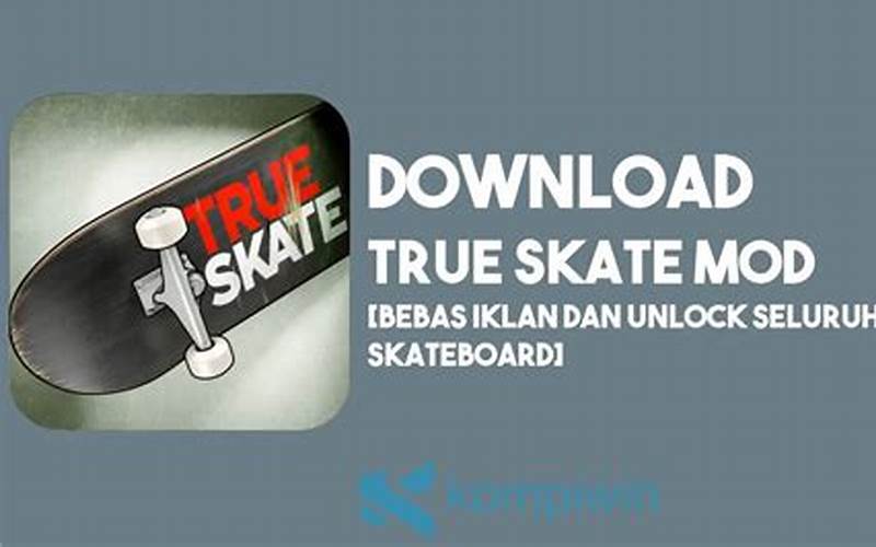 Aplikasi Game True Skate Mod Apk