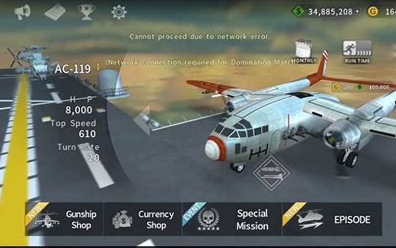 Aplikasi Gunship Battle Free Shopping Mod Apk