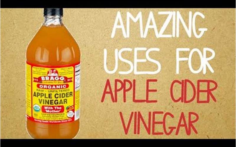 Apple Cider Vinegar For Chalazion