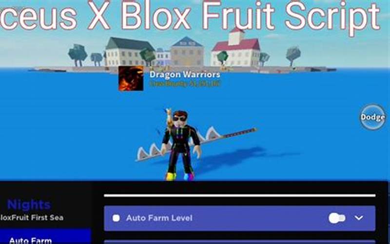 Arceus X Blox Fruit Gameplay