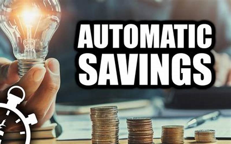 Automate Savings