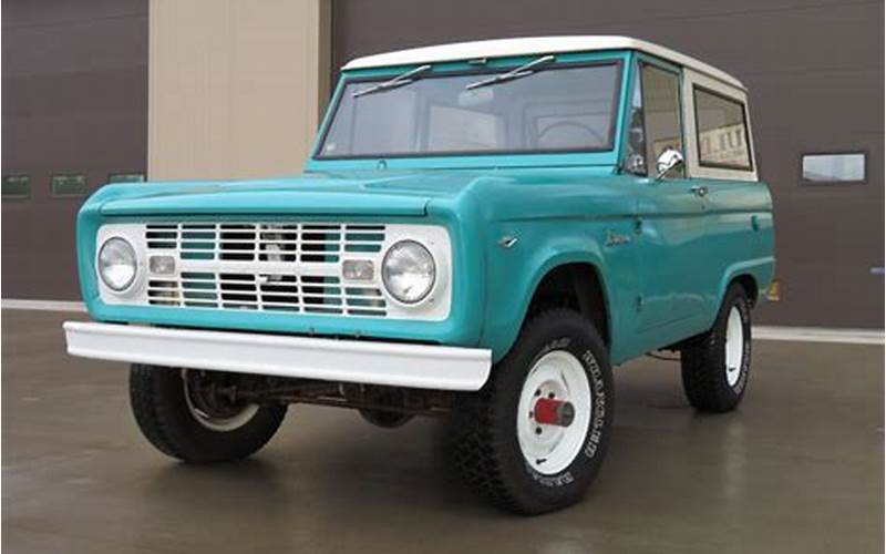 Availability Of The 1966 Ford Bronco