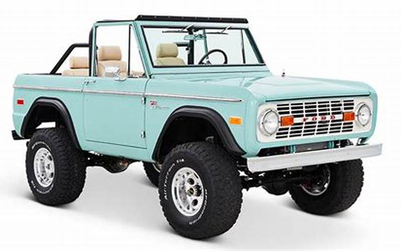 Baby Blue 1970 Ford Bronco