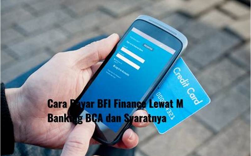 Bayar Bfi Lewat M Banking Bca