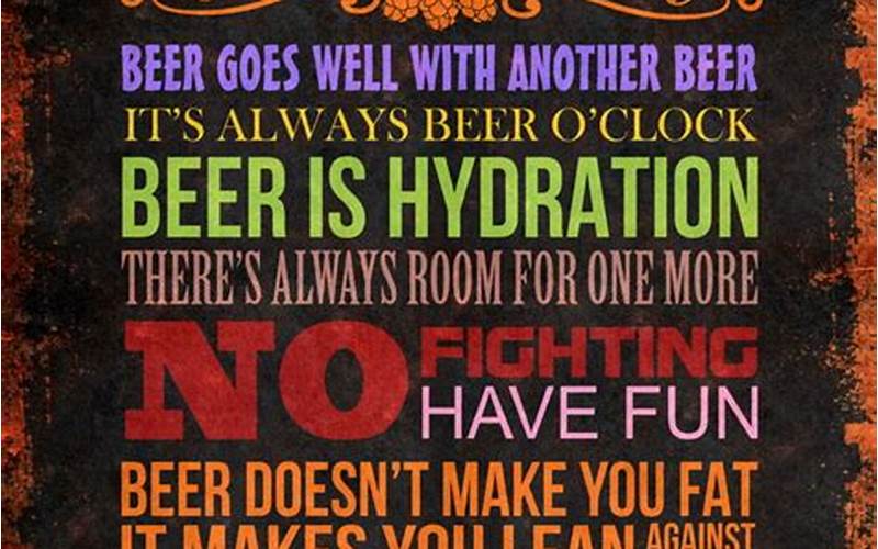 Beer Rules
