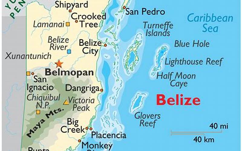 Belize Map