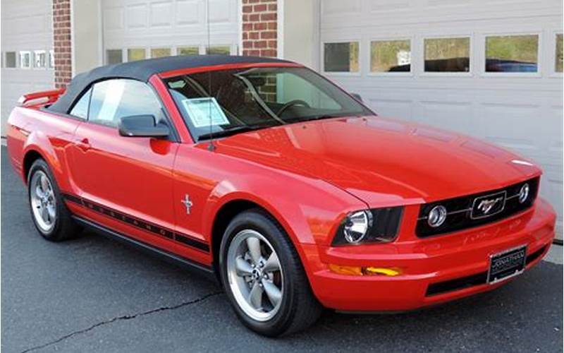 Benefits Of Buying A Used 2006 Ford Mustang Convertible