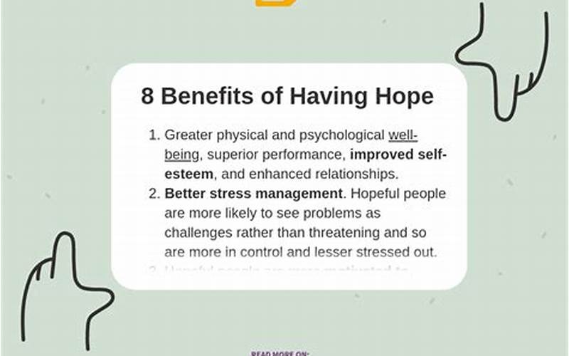 Benefits Of Hope