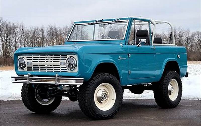 Benefits Of Owning A 1970 Ford Bronco