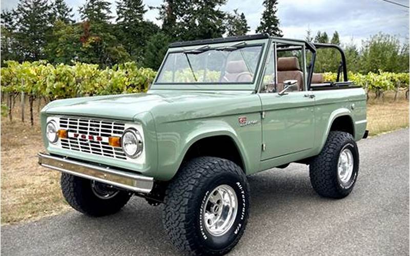 Benefits Of Owning A 1976 Ford Bronco 2