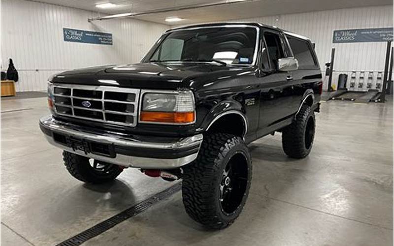 Benefits Of Owning A 1995 Ford Bronco