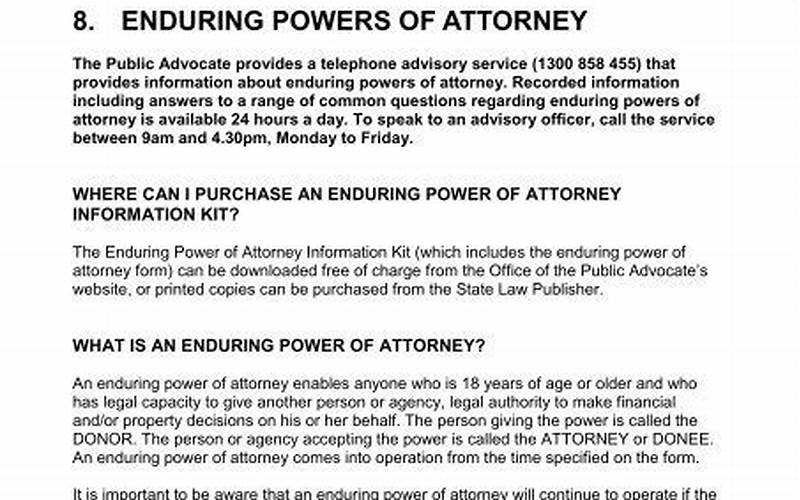 Benefits Of Power Of Attorney