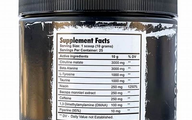 Benefits Of Pre-Workouts With Dmaa