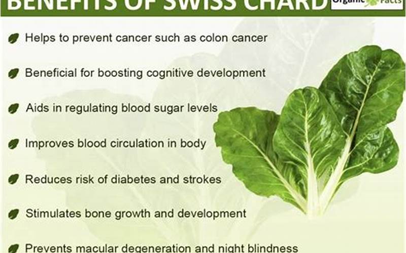 Benefits Of Swiss Chard