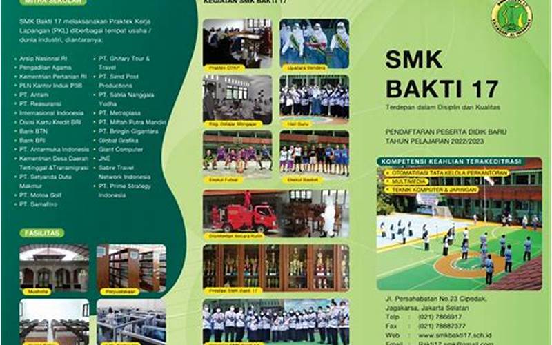 Biaya Pendaftaran Smk Bakti 17 Jakarta Selatan