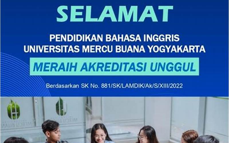 Biaya Pendidikan Bahasa Inggris Universitas Mercu Buana Yogyakarta
