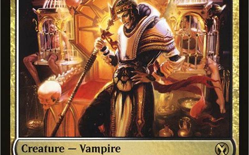 Blood Baron of Vizkopa: A Terrifying Creature of the Magic: The Gathering World