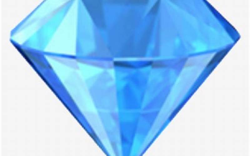 Blue Diamond Emoji