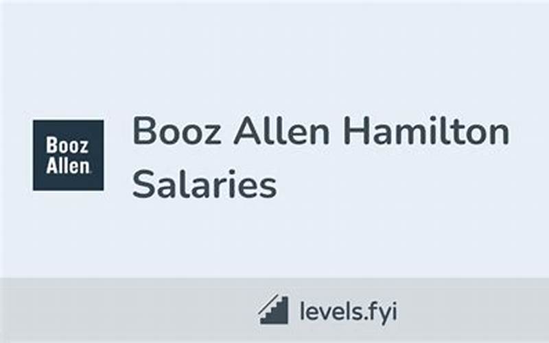 Booz Allen Hamilton Salary Calculation