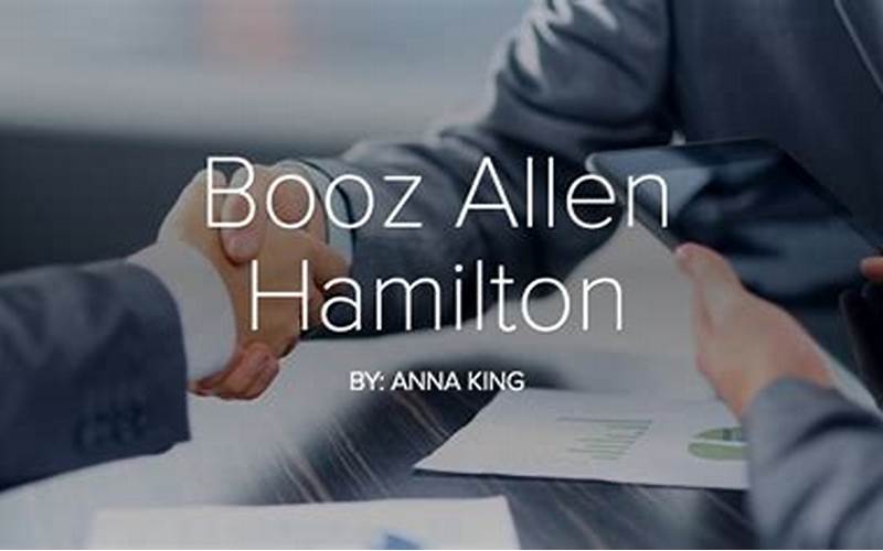 Booz Allen Hamilton Skills