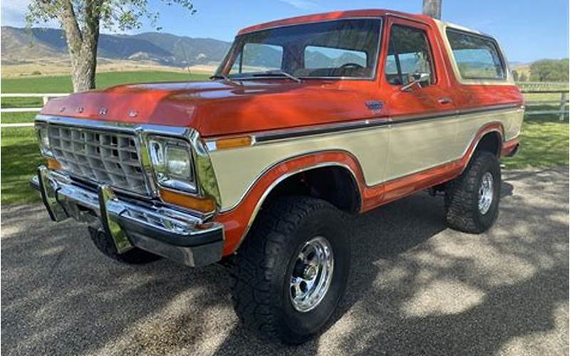 Bronco Ford 1979 History